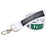10mm  Flat Polyester Lanyards Double Trigger Clip