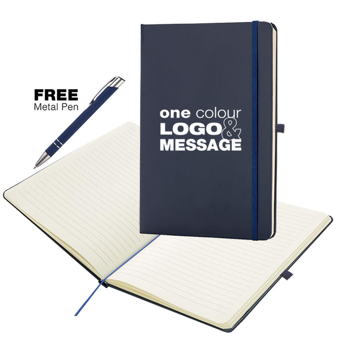 A5 Soft Feel Otter Notebooks with Free Pen