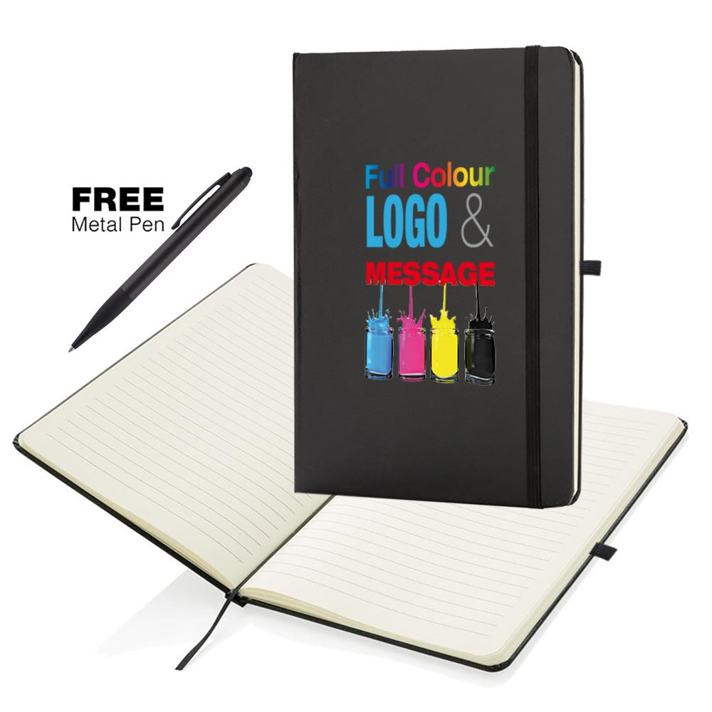 A5 Soft Feel Dark Otter Notebooks Full Colour